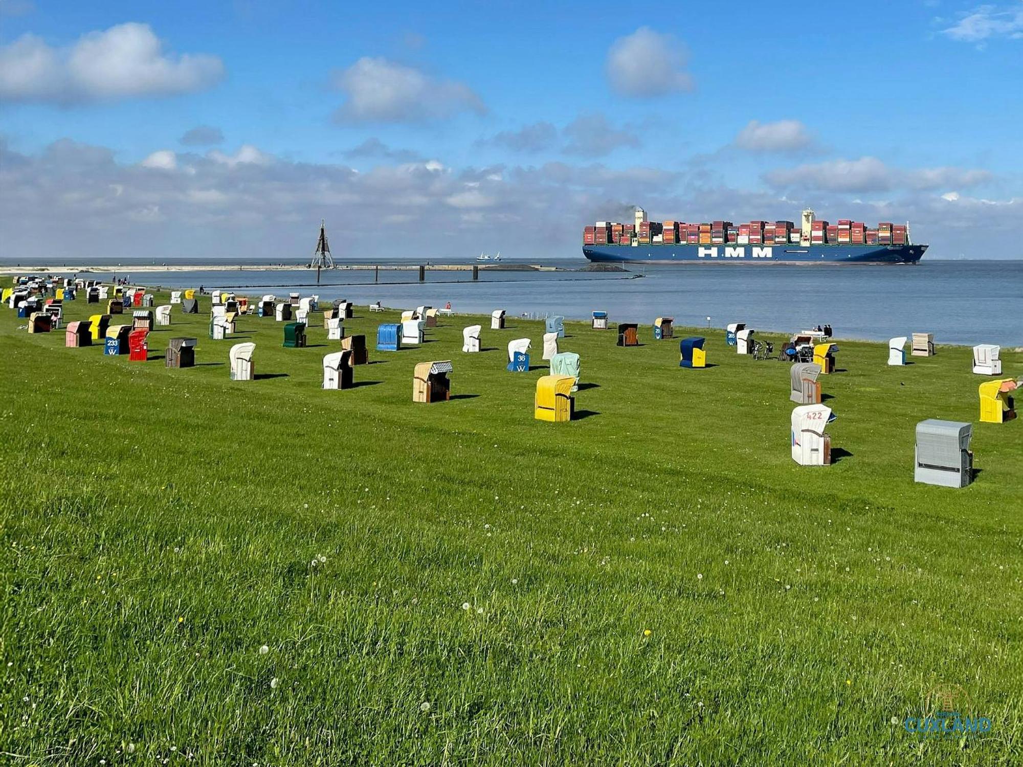 Urlaub Mit Seesicht Haus Nautic Whg. 201 Cuxhaven Buitenkant foto